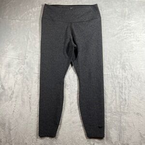 Nike Dri-FIT Legend Gray‎ Heather Ribbed High Waist Leggings XL 548510-063